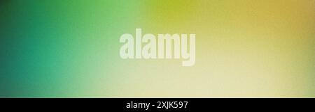 Grainy green and yellow gradient color texture fading to white, perfect for a background or wallpaper design Stock Photo