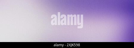 Subtle gradient background transitioning from white to purple with a grainy texture Stock Photo