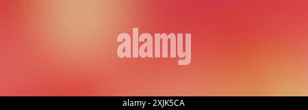 Abstract blurred background featuring a gradient blending red, orange and yellow colors and a noisy grain texture Stock Photo