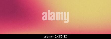 Abstract background with a grainy gradient fading from pink to yellow Stock Photo