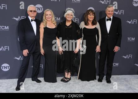 Duane Chase, Kym Karath, Angela Cartwright, Debbie Turner, and Nicholas Hammond at the 48th Annual AFI Life Achievement Award Honoring Julie Andrews Stock Photo