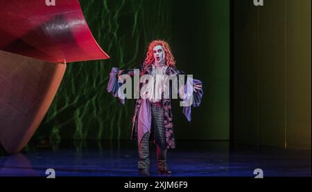 The Flying Dutchman, Wagner's first opera on the theme of his life: redemption in death through love, staged by Herbert Fritsch at the Komische Oper Stock Photo