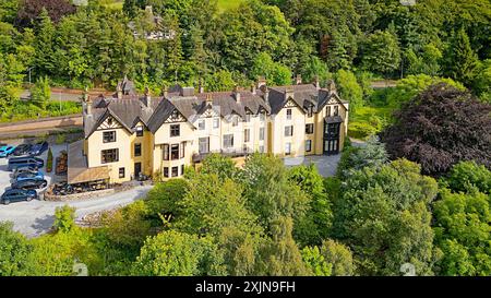 Craigellachie Hotel Moray Scotland famous old whisky hotel in the village Stock Photo