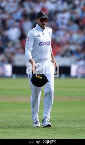 Trent Bridge, Nottingham, UK. 19th July, 2024. Second Test, Day Two Cricket, England versus West Indies; Joe Root of England Credit: Action Plus Sports/Alamy Live News Stock Photo