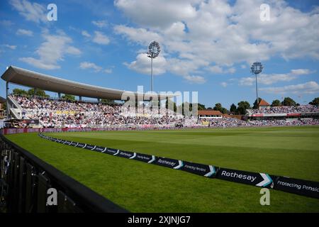 Trent Bridge, Nottingham, UK. 19th July, 2024. Second Test, Day Two Cricket, England versus West Indies; Trent Bridge during the match Credit: Action Plus Sports/Alamy Live News Stock Photo