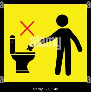 Bathroom Glyph or toilet sign vector icon Stock Vector