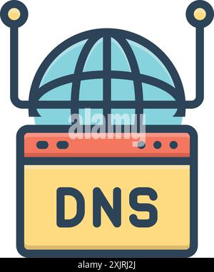 Icon for dns,server Stock Vector