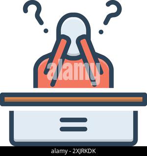 Icon for confused,disturbing Stock Vector Image & Art - Alamy