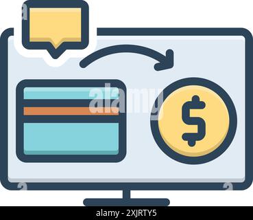 Icon for methods,process Stock Vector