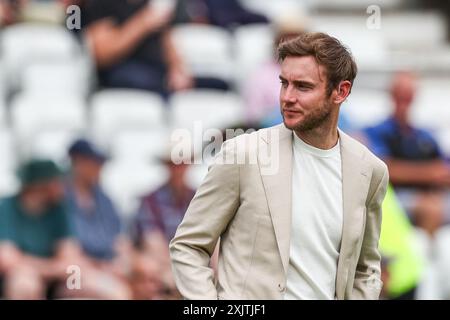 Nottingham, UK. 20th July, 2024. Stuart Broad pictured ahead of the Rothesay International Test Match Series match between England and West Indies at Trent Bridge, Nottingham, England on 20 July 2024. Photo by Stuart Leggett. Editorial use only, license required for commercial use. No use in betting, games or a single club/league/player publications. Credit: UK Sports Pics Ltd/Alamy Live News Stock Photo