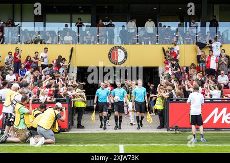 Rotterdam, The Netherlands. 20th July, 2024. Rotterdam - during the third friendly match in preparation of the Eredivisie season 2024/2025 between Feyenoord and Cercle Brugge K.S.V. at Nieuw Varkenoord on 20 July 2024 in Rotterdam, The Netherlands. Credit: box to box pictures/Alamy Live News Stock Photo