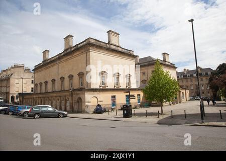 The Fashion Museum and other buildings on Bennett Street in Bath, Somerset in the United Kingdom Stock Photo