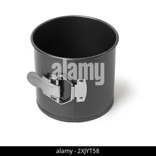 Small baking dish with lockisolated on white background with clipping path Stock Photo