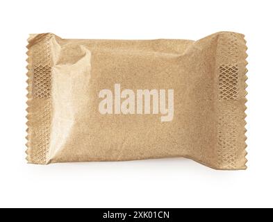 Small  package for products isolated on white, with clipping path Stock Photo