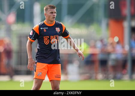 Volendam, Netherlands. 20th July, 2024. VOLENDAM, NETHERLANDS - JULY 20: during the Preseason match between FC Volendam and KMSK Deinze at Kras Stadion on July 20, 2024 in Volendam, Netherlands. (Photo by Jan Mulder/Orange Pictures) Credit: Orange Pics BV/Alamy Live News Stock Photo