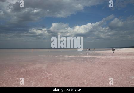 View of Tuz lake, Turkey Stock Photo