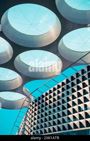 Futuristic architecture in Utrecht, the Netherlands Stock Photo
