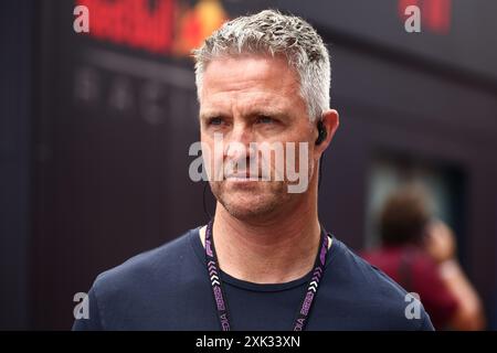 Budapest, Hungary. 20th July, 2024. Ralf Schumacher ahead of the F1 Grand Prix of Hungary at Hungaroring on July 20, 2024 in Budapest, Hungary. (Credit Image: © Beata Zawrzel/ZUMA Press Wire) EDITORIAL USAGE ONLY! Not for Commercial USAGE! Stock Photo