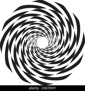 Optical Illusion vector background pattern Stock Vector