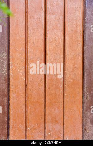 Weathered wooden panel wall texture, grunge texture background, close up image of stripes of aged wooden wall Stock Photo