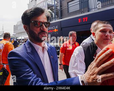 Mogyorod, Hungary. 20th July, 2024. Mohammed Bin Sulayem (EAU) - FIA President during Saturday Free Practice and qualify, July 20, of Formula 1 Hungarian Grand Prix 2024, scheduled to take place at Hungaroring track in Mogyorod, Budapest, Hungary, july 19 to july 21, 2024 (Photo by Alessio De Marco/Sipa USA) Credit: Sipa USA/Alamy Live News Stock Photo