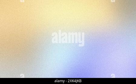 Yellow lilac pastel light gradient with spots, soft abstract bokeh background, rough texture, grainy noise. Stock Photo