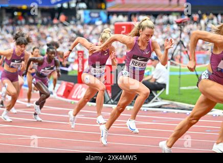 London, UK. 20th July, 2024. 800m Women during the Wanda Diamond League London Athletics Meet at London Stadium, Queen Elizabeth Park, London, UK. Credit: LFP/Alamy Live News Stock Photo