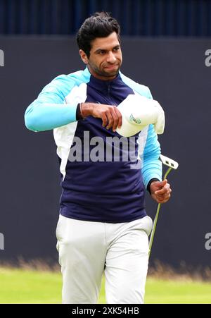 England's Aaron Rai on the 18th during day two of The 153rd Open