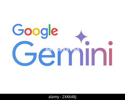 Google Gemini logo Stock Photo