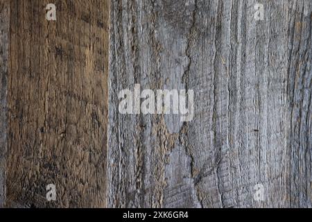 wooden texture tan and light grey with grain and wood background. wooden texture with grain and knots brown tan wood background Stock Photo