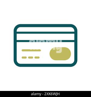 Credit card vector icon. Online payment. Credit debit card cash withdrawal. E-commerce sign. Graph symbol for your web site design, logo, app, UI Stock Vector