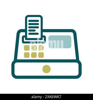 Cash machine icon. E-commerce sign. Graph symbol for your web site design, logo, app, UI. Vector illustration, EPS10. Stock Vector