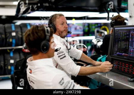 Budapest, Hungary. 21st July, 2024. during the Formula 1 Hungarian Grand Prix 2024, 13th round of the 2024 Formula One World Championship from July 19 to 21, 2024 on the Hungaroring, in Mogyorod, Hungary - Photo DPPI Credit: DPPI Media/Alamy Live News Stock Photo