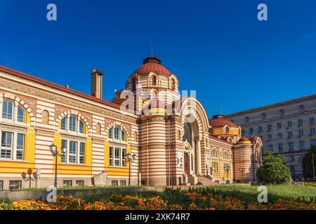 Sofia, Bulgaria. May 25, 2024. Central Mineral Baths, Landmark in Sofia, Capital City of Bulgaria Stock Photo