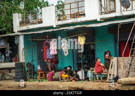 On the street daily life in Rajasthan Stock Photo