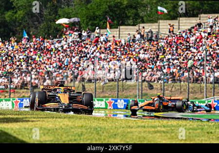 Mogyorod, Hungary. 21st July, 2024. <81 during Raceday on Sunday, July 21, of Formula 1 Hungarian Grand Prix 2024, scheduled to take place at Hungaroring track in Mogyorod, Budapest, Hungary, july 19 to july 21, 2024 Credit: Alessio De Marco/Alamy Live News Stock Photo