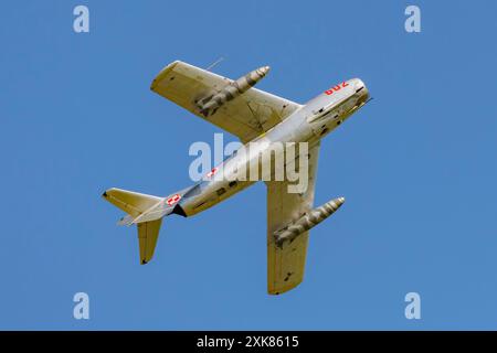 MiG-15 at CIAV Air Show 2024 in Varazdin, Croatia Stock Photo