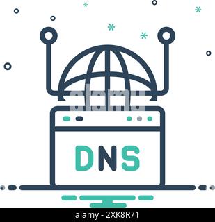 Icon for dns,server Stock Vector