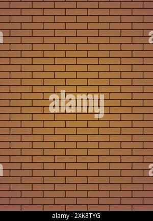 Abstract brown brick wall background. Brick wall texture as abstract background. Stock Vector