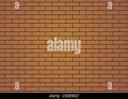 Abstract brown brick wall background. Brick wall texture as abstract background. Stock Vector