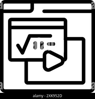 Online education platform is providing mathematical knowledge and video tutorials for students of all levels Stock Vector