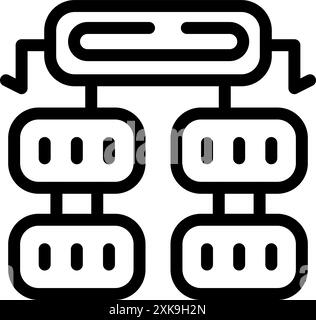 Secure data transfer system connecting multiple devices within a blockchain network Stock Vector