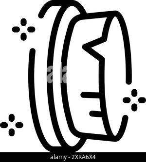 Smoke detector is beeping detecting fire alarm, emergency equipment, safety system concept Stock Vector