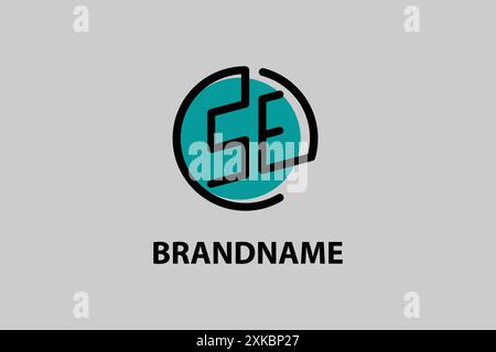 Letter SE logo icon design template elements for your business or company identity Stock Vector