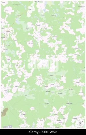 Saint-Michel-de-Double, Dordogne, FR, France, Nouvelle-Aquitaine, N 45 4' 46'', N 0 17' 21'', map, Cartascapes Map published in 2024. Explore Cartascapes, a map revealing Earth's diverse landscapes, cultures, and ecosystems. Journey through time and space, discovering the interconnectedness of our planet's past, present, and future. Stock Photo