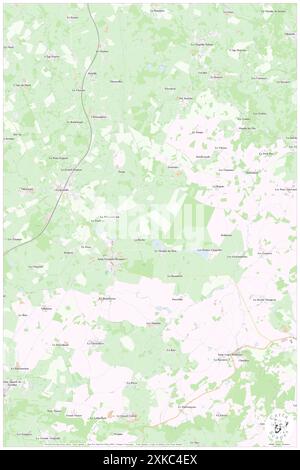 Saint-Germain-Beaupre, Creuse, FR, France, Nouvelle-Aquitaine, N 46 18' 28'', N 1 32' 41'', map, Cartascapes Map published in 2024. Explore Cartascapes, a map revealing Earth's diverse landscapes, cultures, and ecosystems. Journey through time and space, discovering the interconnectedness of our planet's past, present, and future. Stock Photo