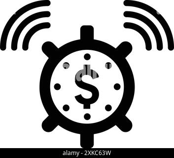 Investment Time Plan icon. Fully editable vector EPS use for printed materials and infographics, web or any kind of design project. Stock Vector