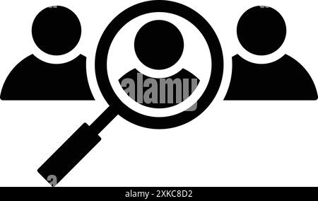 Recruitment icon. symbol for use on mobile apps, print media and web design or any type of design projects. Stock Vector