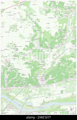 Vernou-sur-Brenne, Indre-et-Loire, FR, France, Centre, N 47 25' 15'', N 0 50' 44'', map, Cartascapes Map published in 2024. Explore Cartascapes, a map revealing Earth's diverse landscapes, cultures, and ecosystems. Journey through time and space, discovering the interconnectedness of our planet's past, present, and future. Stock Photo