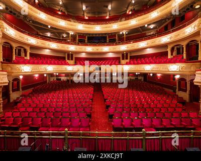 Interior of His Majesty's Theatre in Aberdeen, Scotland Stock Photo